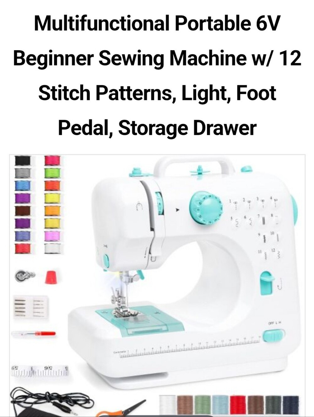 Compact Sewing Machine - Picture 2 of 6